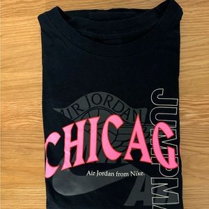 Nike Air Jordan Men’s T-Shirt M black & pink